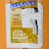 Legal Exhibit Indexes Dividers