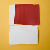 Red + White Paper Bundle