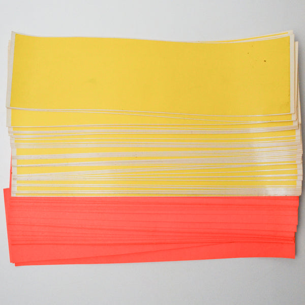 Orange + Yellow Paper Strips