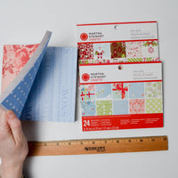 Christmas + Floral Scrapbooking Paper Bundle