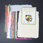 Handmade Deckle Edge Colored Paper