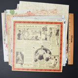 Vintage + Floral Scrapbook Paper Bundle