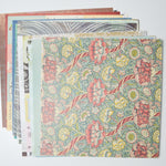 Teal + Brown Patterned Scrapbook Paper Bundle
