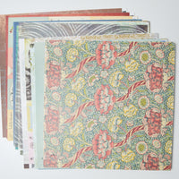 Teal + Brown Patterned Scrapbook Paper Bundle