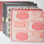 Black + Red Patterned Scrapbook Paper Bundle