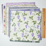 Purple Patterned Scrapbook Paper Bundle