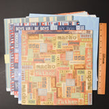 Fathers and Sons Scrapbook Paper Bundle