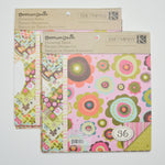 Pink + Green Floral Scrapbook Paper Bundle - 8.5" Square