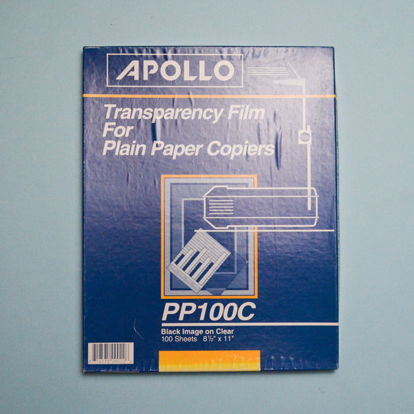 Apollo Transparency Film for Plain Paper Copiers