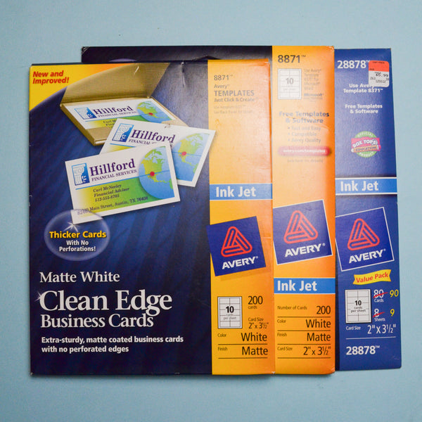 Avery Business Cards Bundle - 3 Packs