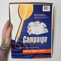 Campaign Pop-Up Table Tents