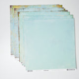 Teal Scrapbook Paper