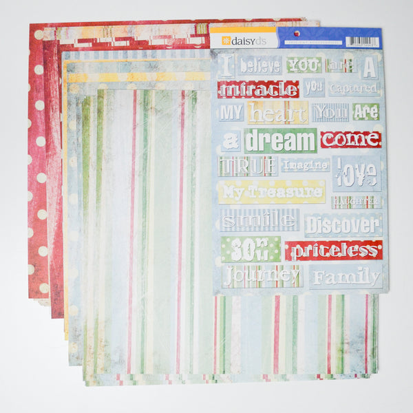 Patterned Scrapbook Paper Bundle