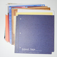 School Days Scrapbook Paper Bundle