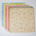 Floral Scrapbook Paper Bundle