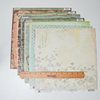 Floral Scrapbook Paper Bundle