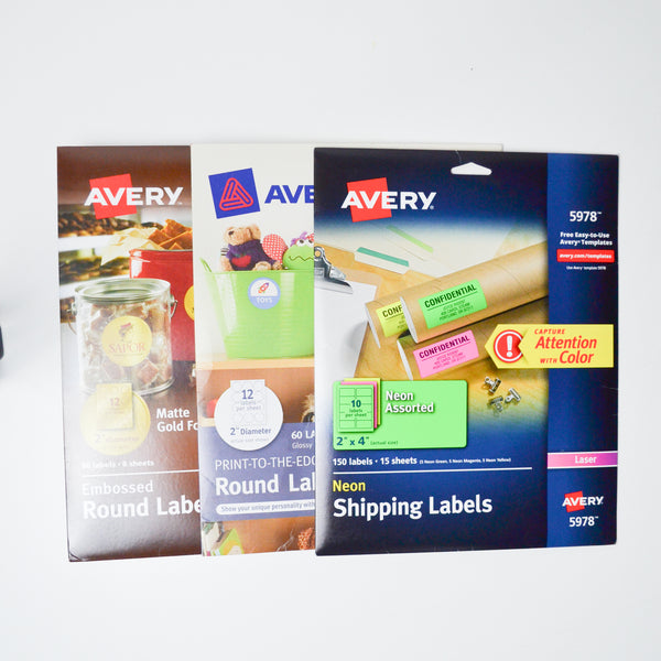 Avery Shipping Label Bundle - 3 Packs