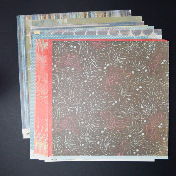 Patterned Square Paper Bundle