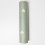 Green Floral Paper Roll