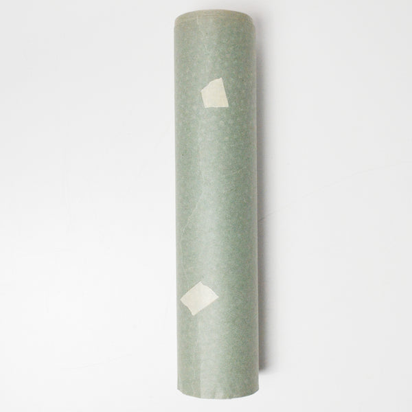 Green Floral Paper Roll