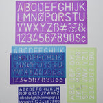 Alphabet Stencils - Set of 5 Default Title
