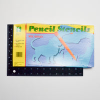 Pencil Stencils Wild Animals Set