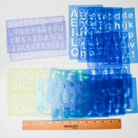 Alphanumeric Stencil Bundle