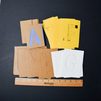 Alphanumeric Stencil Bundle