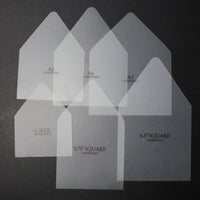 Paper Source Envelope Templates - Set of 6