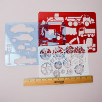 Car Themed Stencil Bundle