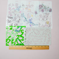 Floral + Bird Stencil Bundle