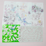 Floral + Bird Stencil Bundle