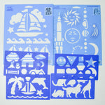 Assorted Object + Icon Stencil Bundle