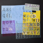 Alphabet Stencil Bundle