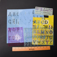 Alphabet Stencil Bundle