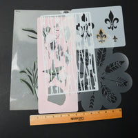 Decorative Nature Stencil Bundle