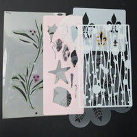 Decorative Nature Stencil Bundle