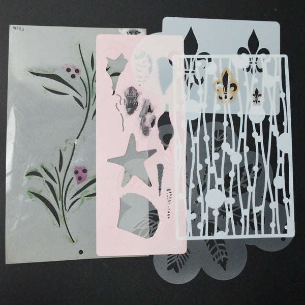 Decorative Nature Stencil Bundle