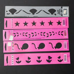 Border Stencils - Set of 5