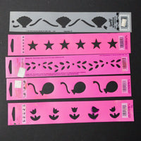 Border Stencils - Set of 5