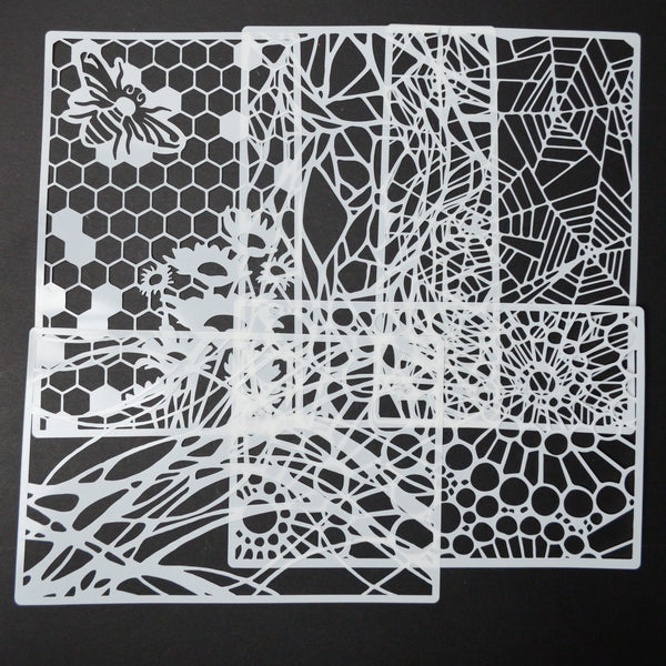 Organic Texture Stencil Bundle