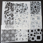 Background + Texture Stencil Bundle