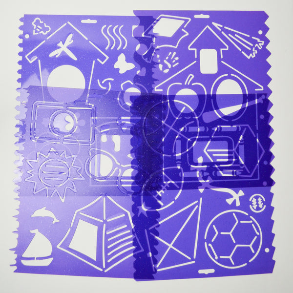 Assorted Activity Themed Stencil Bundle