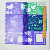 Assorted Celebration Themed Stencil Bundle