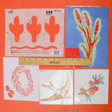 Assorted Nature Stencils