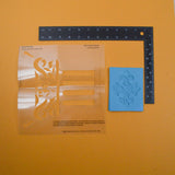 Decorative Emblem + Border Stencils