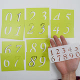 Number Stencils