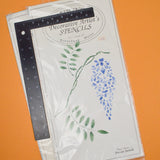 Periwinkle Decorative Artist's Stencils - Wisteria + Honeysuckle Stencils