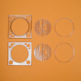 Rotating Circle Stencil Rulers - Set of 2