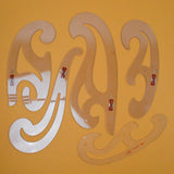 Clear French Curves - Set of 5